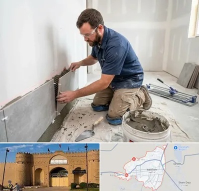 نصب کاشی و سرامیک در ایرانشهر