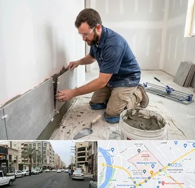 نصب کاشی و سرامیک در زیتون کارمندی اهواز