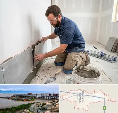 نصب کاشی و سرامیک در بندر ترکمن