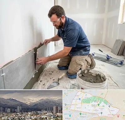 نصب کاشی و سرامیک در منطقه 4 تهران 