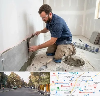 نصب کاشی و سرامیک در شریعتی