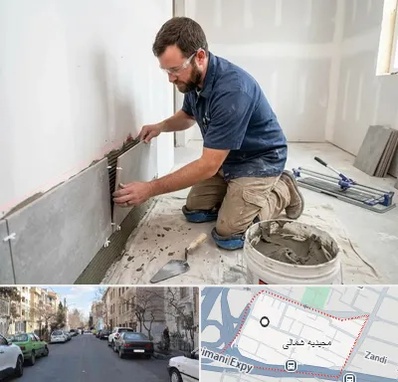 نصب کاشی و سرامیک در مجیدیه شمالی