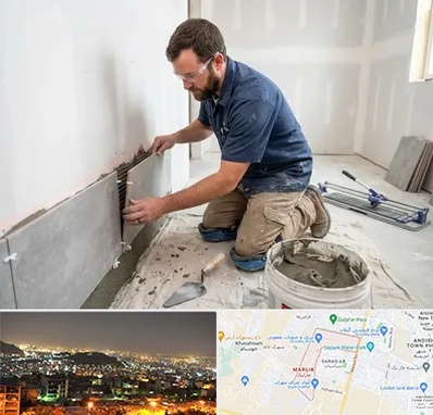 نصب کاشی و سرامیک در مارلیک کرج 