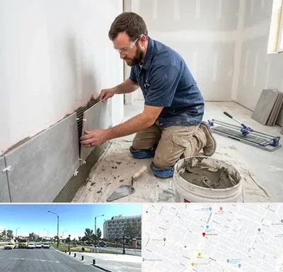 نصب کاشی و سرامیک در بلوار کلاهدوز مشهد 