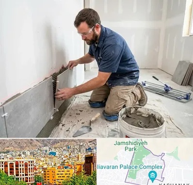 نصب کاشی و سرامیک در نیاوران 