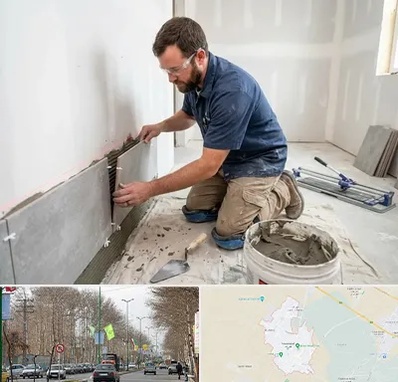 نصب کاشی و سرامیک در نظرآباد کرج 