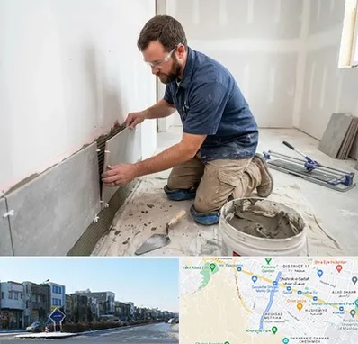نصب کاشی و سرامیک در شریعتی مشهد 