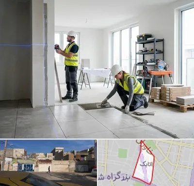 بازسازی ساختمان در اتابک