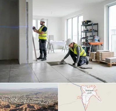 بازسازی ساختمان در اسفراین