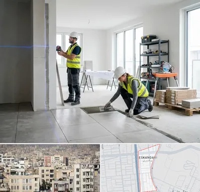 بازسازی ساختمان در اسکندری 