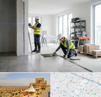 بازسازی ساختمان در هاشمیه مشهد 