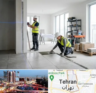 بازسازی ساختمان در صادقیه