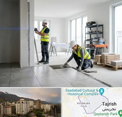 بازسازی ساختمان در زعفرانیه 