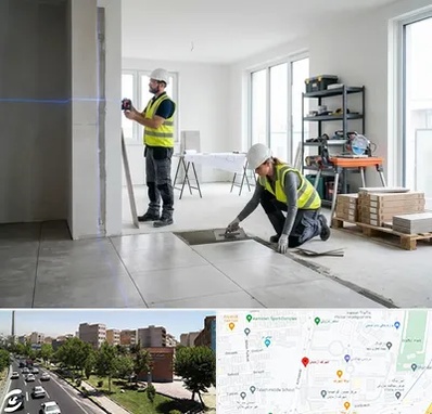 بازسازی ساختمان در شهرک آزمایش