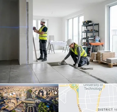 بازسازی ساختمان در استاد معین 
