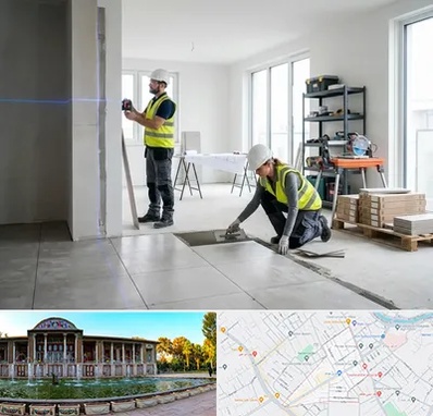 بازسازی ساختمان در عفیف آباد شیراز