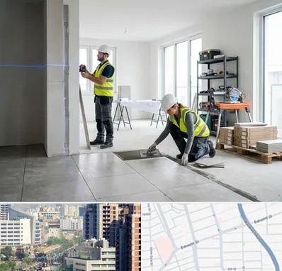 بازسازی ساختمان در خیابان بهشتی 