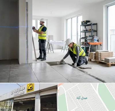 بازسازی ساختمان در عبدل آباد