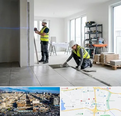 بازسازی ساختمان در شهرک راه آهن