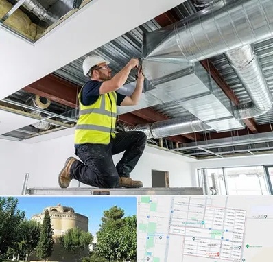 کانال کشی کولر در مرداویج اصفهان 