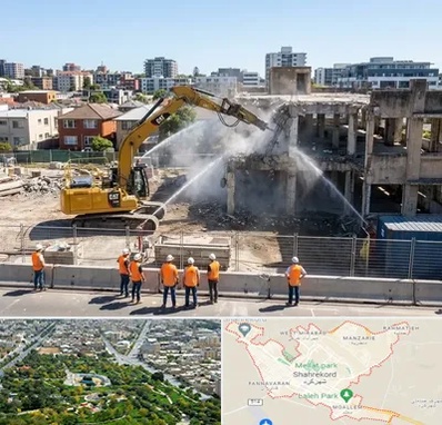 تخریب ساختمان در شهرکرد