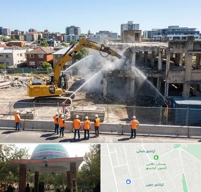 تخریب ساختمان در کیانشهر