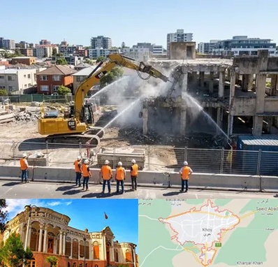 تخریب ساختمان در خوی