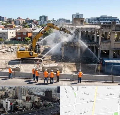 تخریب ساختمان در زرتشت
