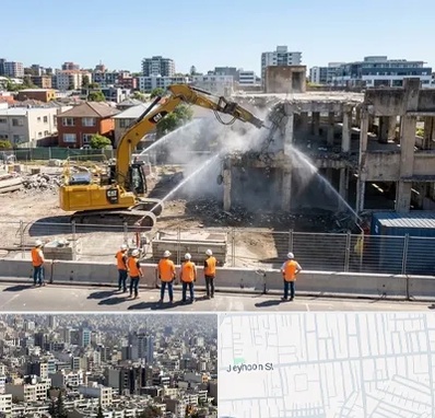 تخریب ساختمان در جیحون