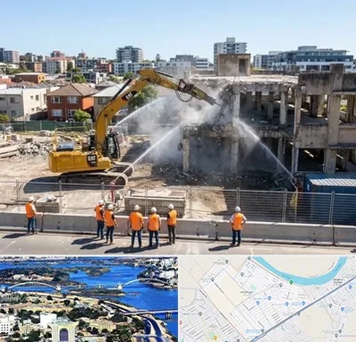 تخریب ساختمان در کوروش اهواز 