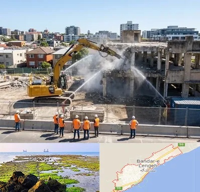 تخریب ساختمان در بندرلنگه