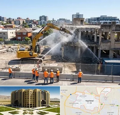 تخریب ساختمان در نجف آباد