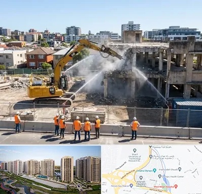 تخریب ساختمان در المپیک 