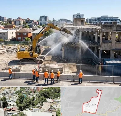 تخریب ساختمان در جماران