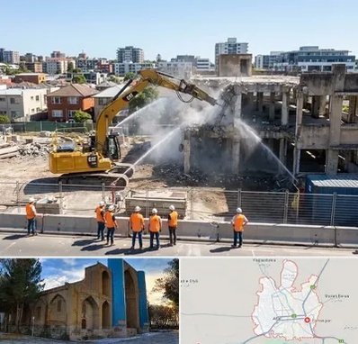 تخریب ساختمان در اهر
