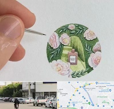 آموزشگاه مینیاتور در قدوسی شرقی شیراز