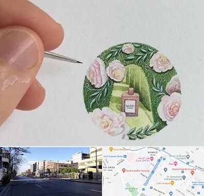 آموزشگاه مینیاتور در خیابان ملاصدرا شیراز