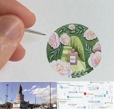 آموزشگاه مینیاتور در کارگر جنوبی