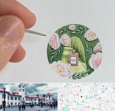 آموزشگاه مینیاتور در میدان شهرداری رشت