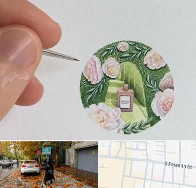 آموزشگاه مینیاتور در خیابان فلسطین