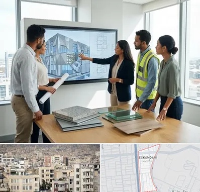 نمای ساختمان در اسکندری 