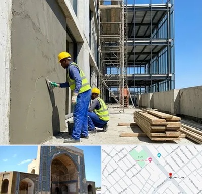 سیمان کاری در مصلی مشهد 