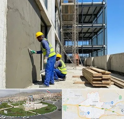 سیمان کاری در بومهن
