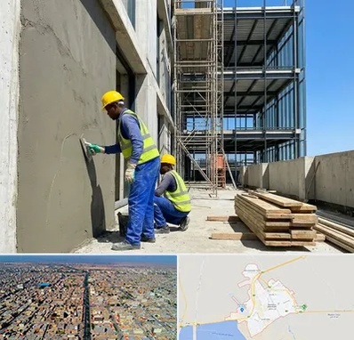 سیمان کاری در بندر ماهشهر