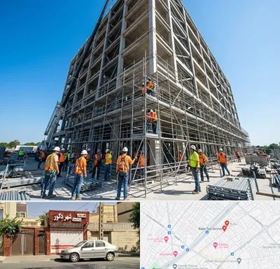 داربست در باجک قم