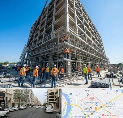 داربست در زیتون کارمندی اهواز 