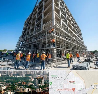 داربست در عظیمیه کرج 