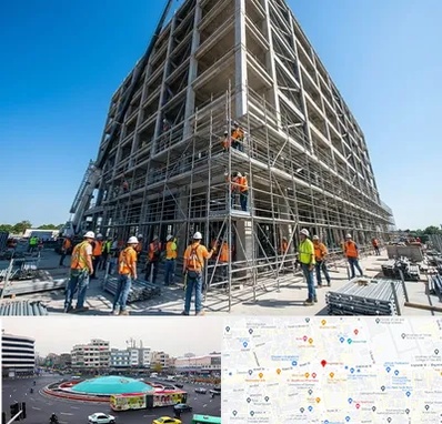 داربست در میدان انقلاب