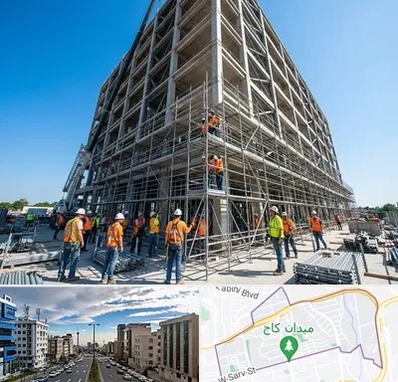 داربست در سعادت آباد 