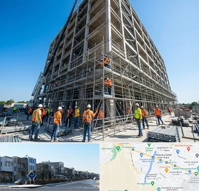 داربست در شریعتی مشهد 